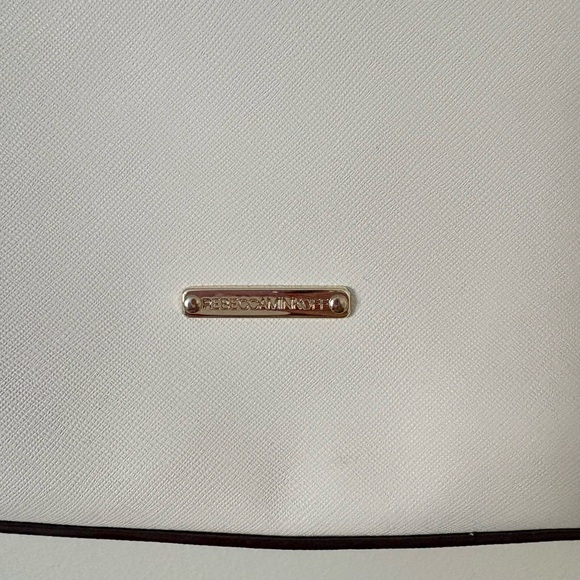 Rebecca Minkoff Amorous Leather White Satchel Bag - Picture 5 of 10